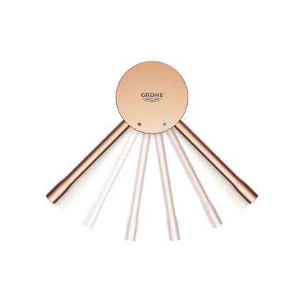 GROHE 33624DL1 - Badkraan ESSENCE 193 mm geborsteld koper