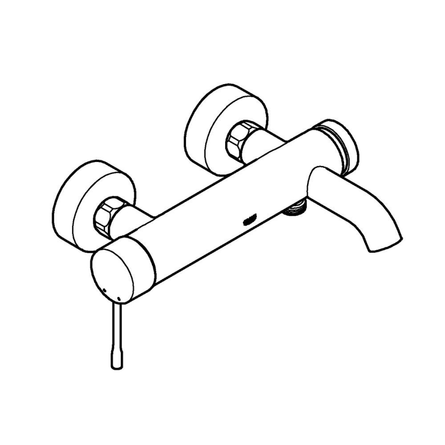 GROHE 33624GL1 - Mitigeur de baignoire ESSENCE doré