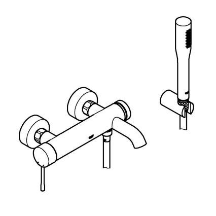 GROHE 33628001 - Badmengkraan ESSENCE DN 15, glanzend chroom