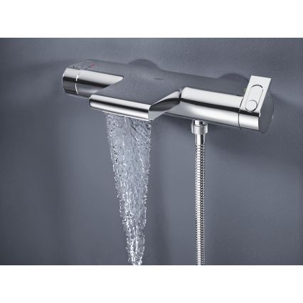 GROHE 34174001 - Mitigeur thermostatique pour baignoire GROHTHERM 2000 172 mm chrome brillant