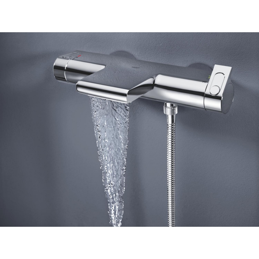 GROHE 34174001 - Mitigeur thermostatique pour baignoire GROHTHERM 2000 172 mm chrome brillant