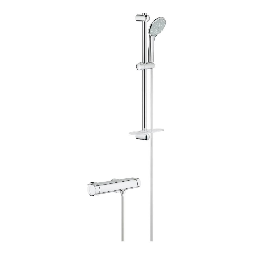 GROHE 34195001 - Mitigeur thermostatique GROHTHERM 2000 avec ensemble EUPHORIA 110 chromé