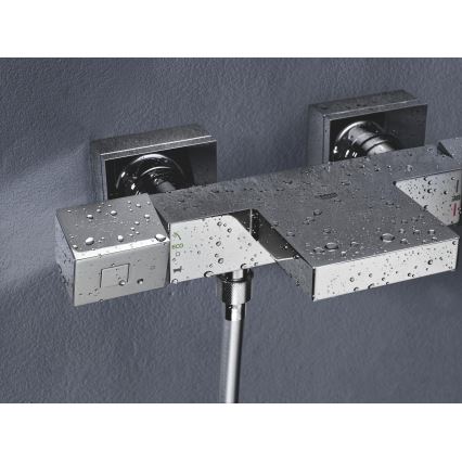 GROHE 34497000 - Thermostatische badkraan GROHTHERM CUBE DN 15 glanzend chroom