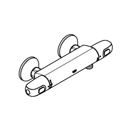 GROHE 34550000 - Thermostatische douchemengkraan GROHTHERM 1000 DN 15 chroom