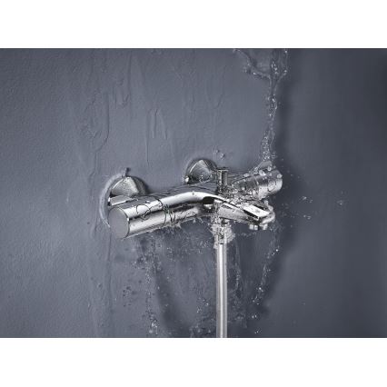 GROHE 34567000 - Mitigeur thermostatique pour baignoire GROHTHERM 800 DN 15, chrome poli