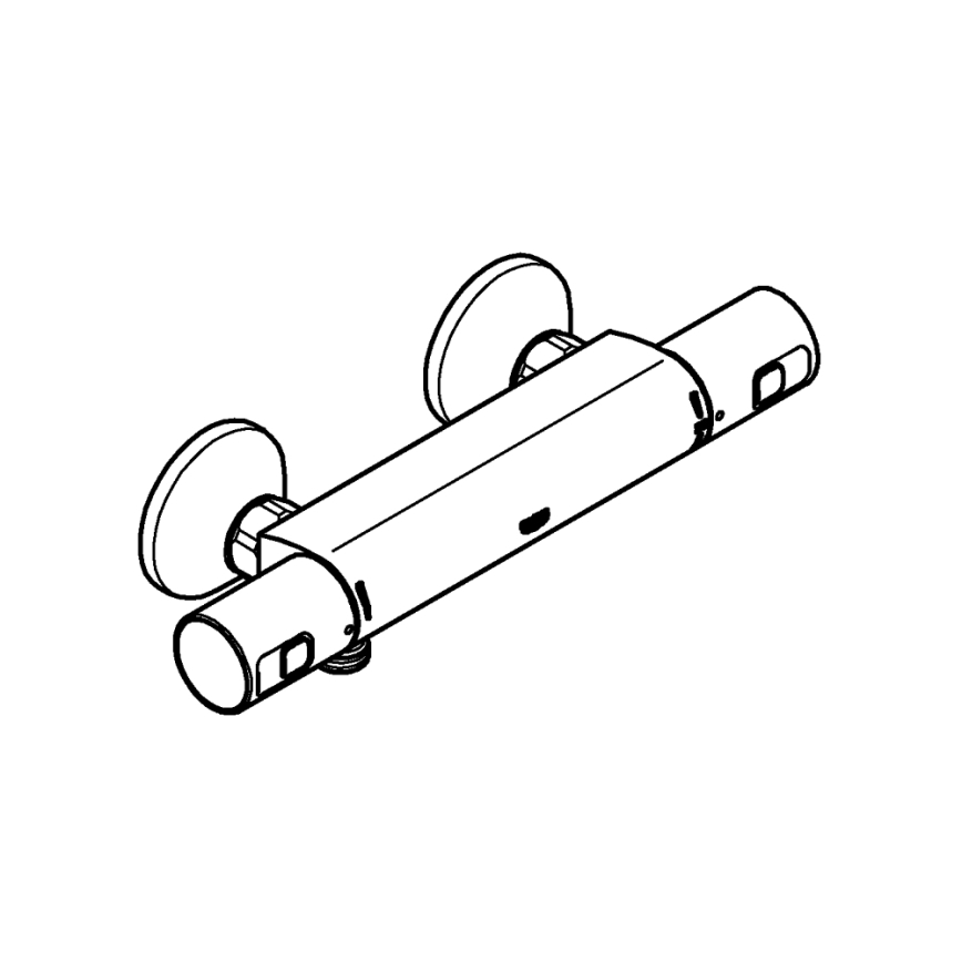 GROHE 345942430 - Thermostatische douchemengkraan PRECISION START DN 15 zwart