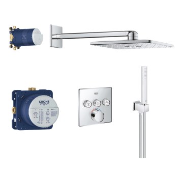 GROHE 34712000 - Ensemble de douche SMARTCONTROL 310 × 310 mm chromé brillant