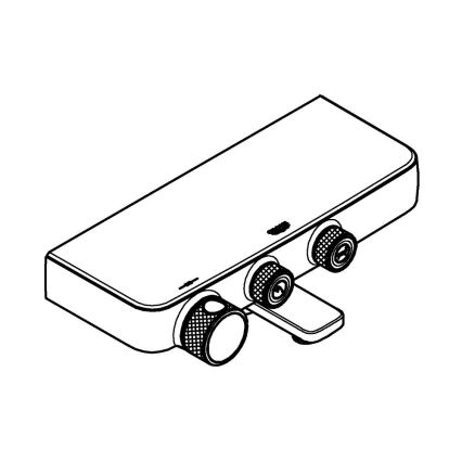 GROHE 34718000 - Mitigeur thermostatique pour baignoire GROHTHERM SMARTCONTROL 12” chromé