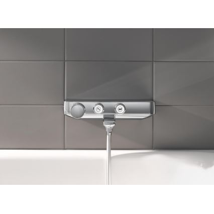 GROHE 34718000 - Mitigeur thermostatique pour baignoire GROHTHERM SMARTCONTROL 12” chromé