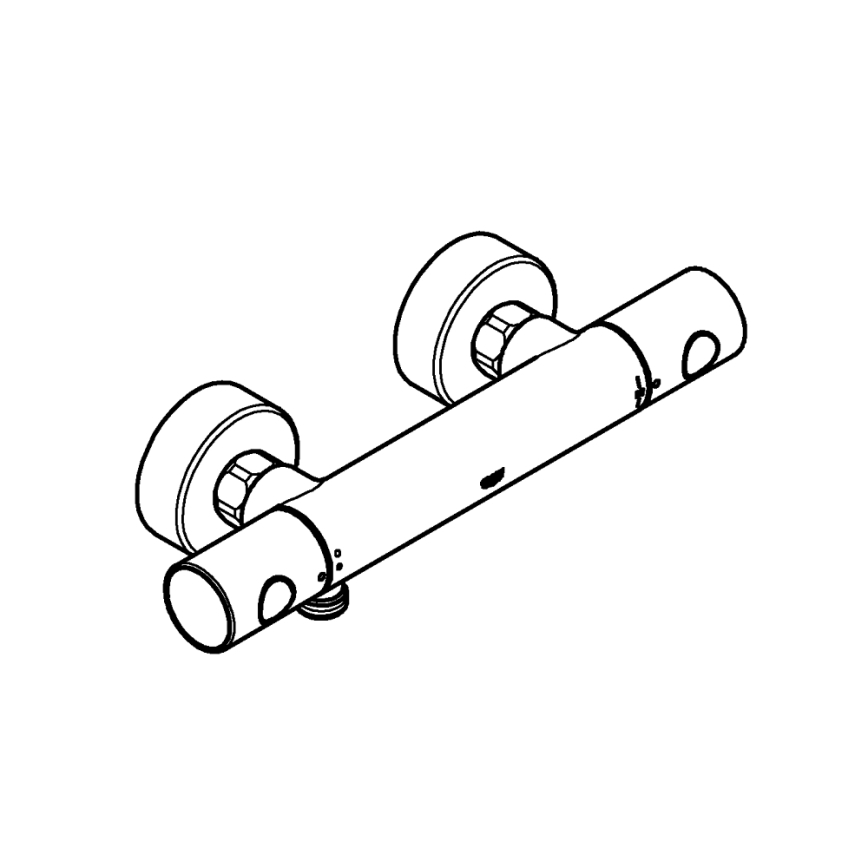 GROHE 34773000 - Thermostatische douchemengkraan PRECISION GET DN 15 glanzend chroom