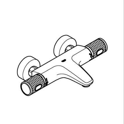 GROHE 34788000 - Thermostatische badmengkraan PRECISION FEEL DN 15 glanzend chroom