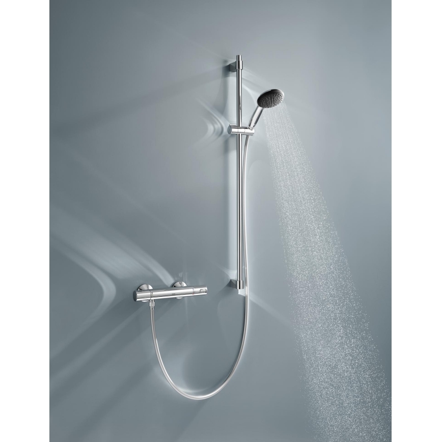 GROHE 34854001 - Mitigeur thermostatique de douche PRECISION START 900 mm chromé