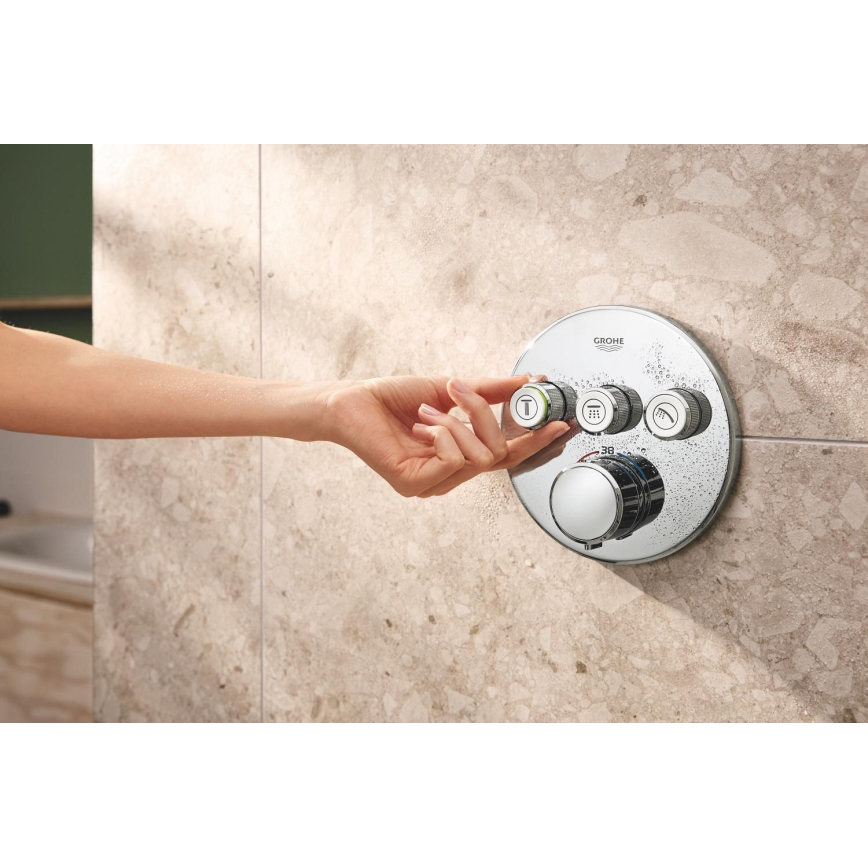 GROHE 34874000 - PRECISION SMARTCONTROL 310 mm douchesysteem, glanzend chroom