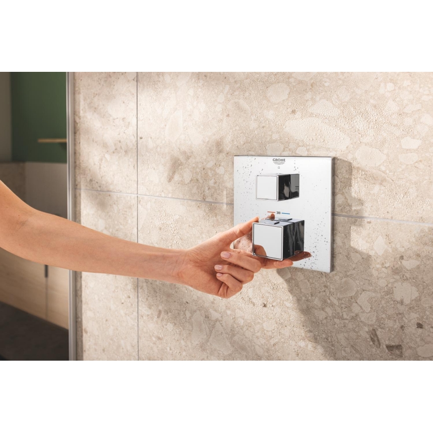 GROHE 34879000 - Inbouwdouchesysteem PRECISION CUBE 310 × 310 mm chroom