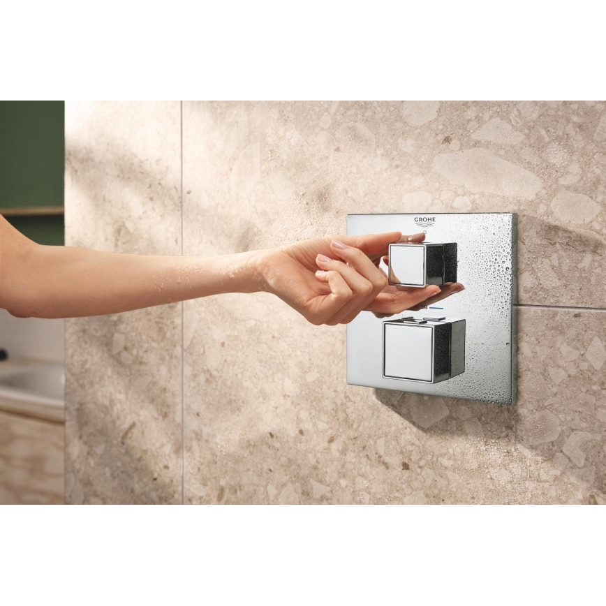 GROHE 34879000 - Inbouwdouchesysteem PRECISION CUBE 310 × 310 mm chroom