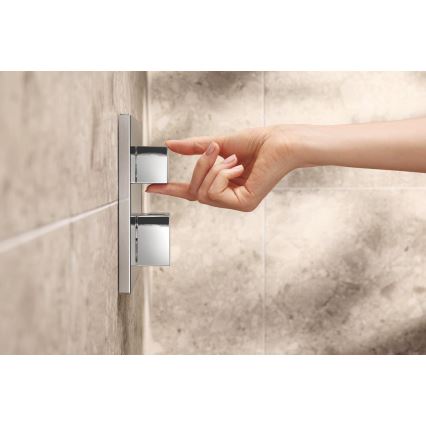 GROHE 34879000 - Système de douche encastré PRECISION CUBE 310 × 310 mm chromé