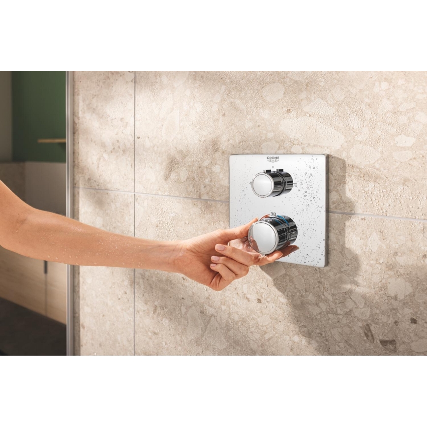 GROHE 34881000 - Inbouwdouchesysteem PRECISION 310 × 310 mm glanzend chroom