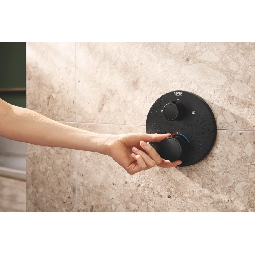 GROHE 348832430 - Doucheset VITALIO START 250 mm zwart