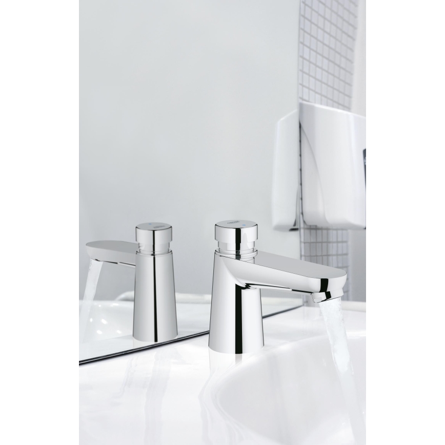 GROHE 36265000-Zelfsluitende staande kraan EUROECO COSMOPOLITAN T DN 15 chroom