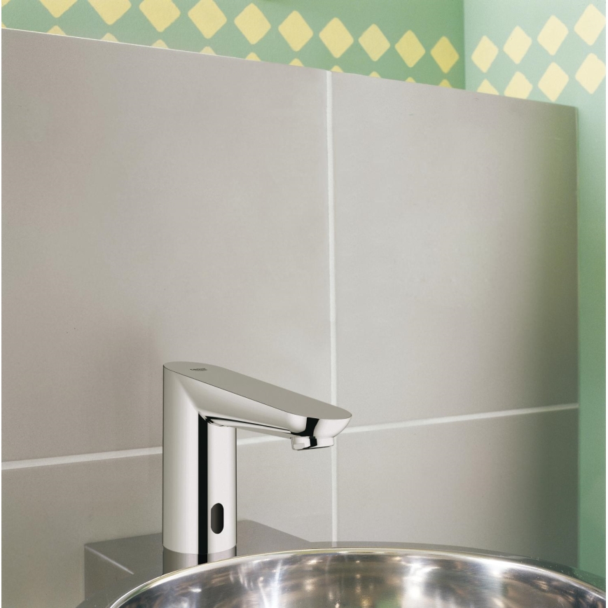 GROHE 36269000 - Robinet électronique pour lavabo EUROECO COSMOPOLITAN E 107 mm chrome