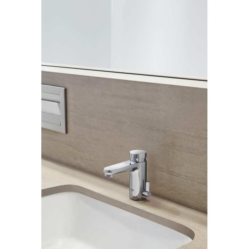 GROHE 36317000 - Mitigeur lavabo auto‑fermant EUROSMART COSMOPOLITAN T chromé