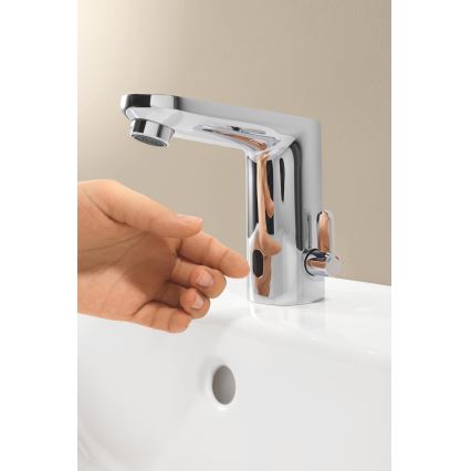 GROHE 36366002 - Elektronische wastafelkraan GET E glanzend chroom
