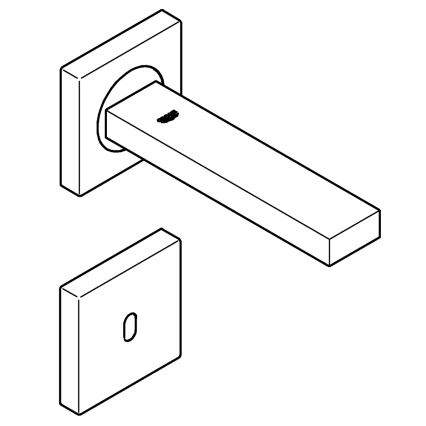 GROHE 36442000 - Infrarood elektronische kraan EUROCUBE E, glanzend chroom