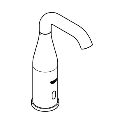 GROHE 36446000 - Infrarood-elektronische mengkraan ESSENCE E glanzend chroom