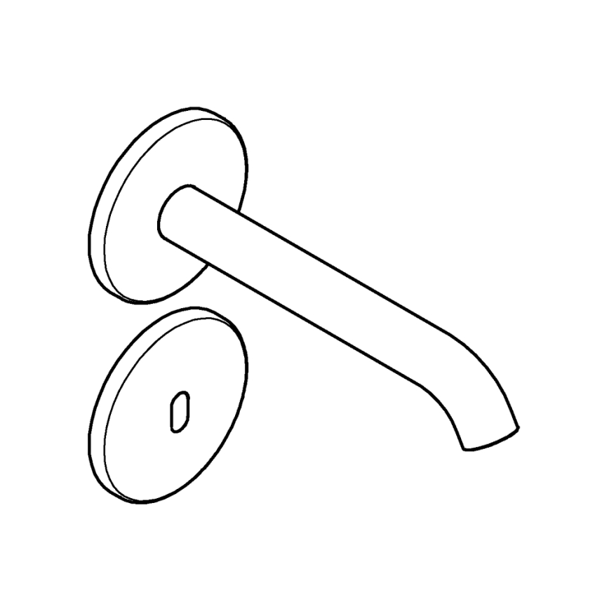 GROHE 36447000 - Infrarood elektronische wastafelkraan ESSENCE E 182 mm, glanzend chroom