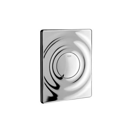 GROHE 37063000 - Plaque de déclenchement SURF 156 × 197 mm chrome brillant