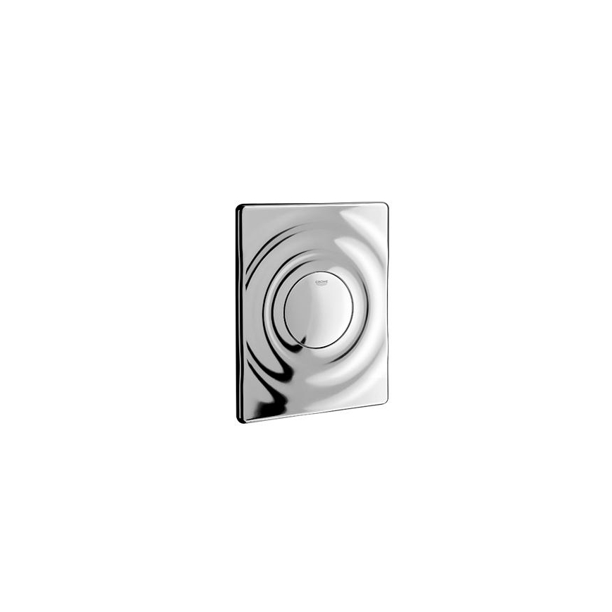 GROHE 37063000 - Plaque de déclenchement SURF 156 × 197 mm chrome brillant