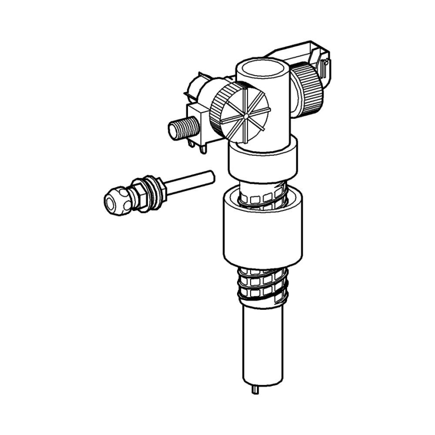 GROHE 37092000 - Vulventiel 38” glanzend chroom