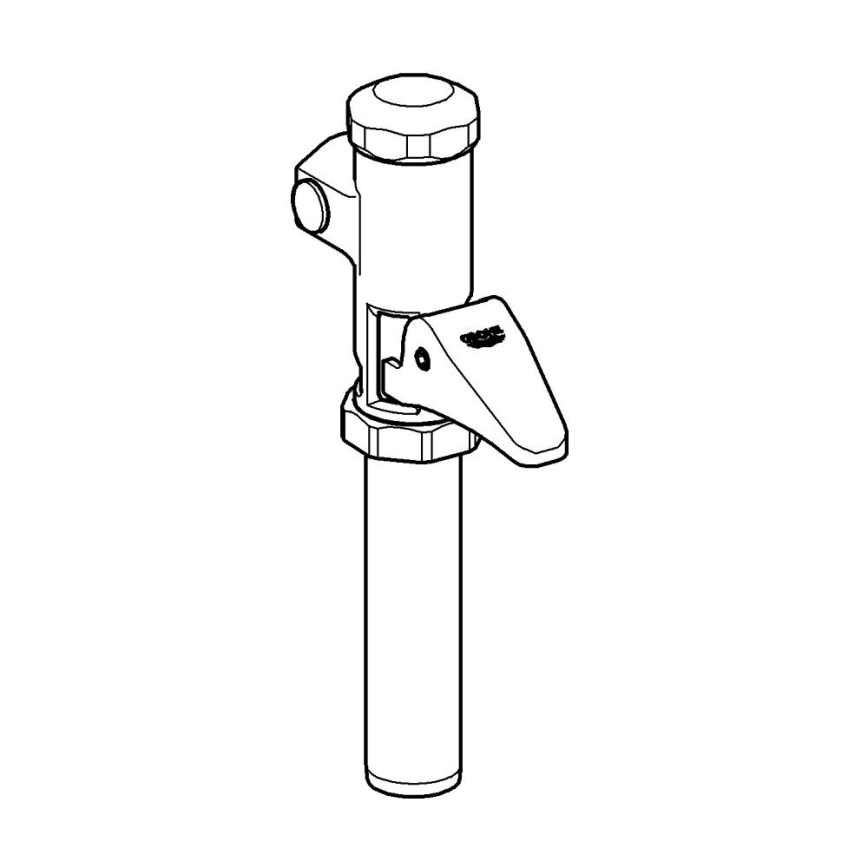 GROHE 37139000 - Chasse d'eau automatique DAL 34” chrome brillant