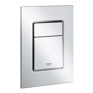 GROHE 37535000 - Plaque de déclenchement SKATE COSMOPOLITAN S 130 × 172 mm chromée