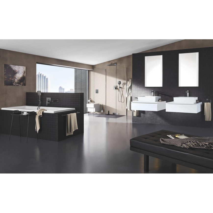 GROHE 37535AL0 - Plaque de commande SKATE COSMOPOLITAN S 130 × 172 mm graphite