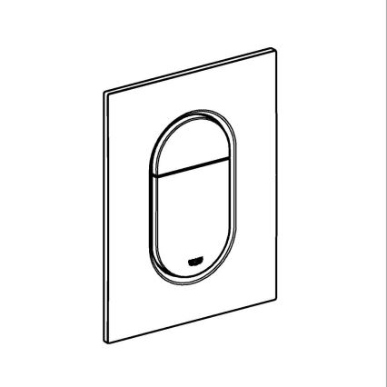 GROHE 37624GN0 - Bedieningsplaat ARENA COSMOPOLITAN S 130 × 172 mm goud