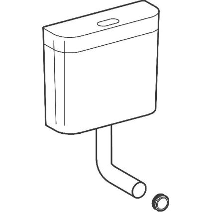 GROHE 37791SH0 - PS spoelreservoir, wit