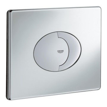 GROHE 38506000 - Bouton de commande de chasse d'eau SKATE AIR 156 × 197 mm chrome brillant