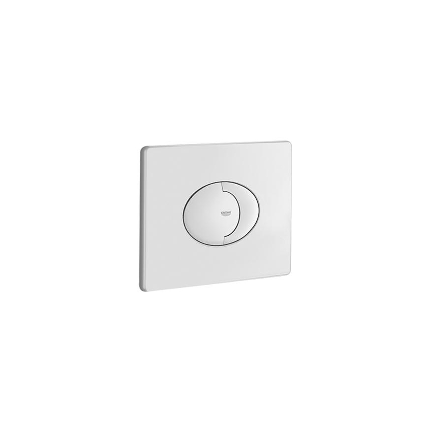 GROHE 38506SH0 - Plaque de commande de chasse d'eau SKATE AIR 156 × 197 mm blanche