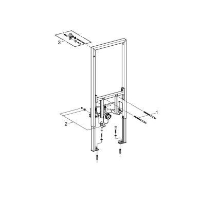 GROHE 38553001 - Module voor bidet RAPID SL 1,13 m wit