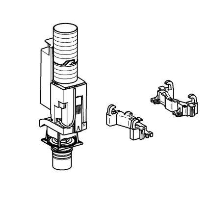 GROHE 38736000 - Kit de conversion pour chasse d'eau à double commande GD 2