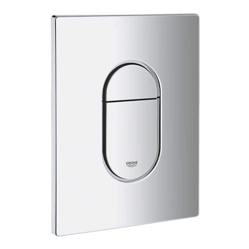 GROHE 38844000 - Plaque de commande de chasse ARENA COSMOPOLITAN 156 × 197 mm chrome