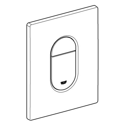 GROHE 38844SH0 - Bedieningsplaat ARENA COSMOPOLITAN 156 × 197 mm, wit