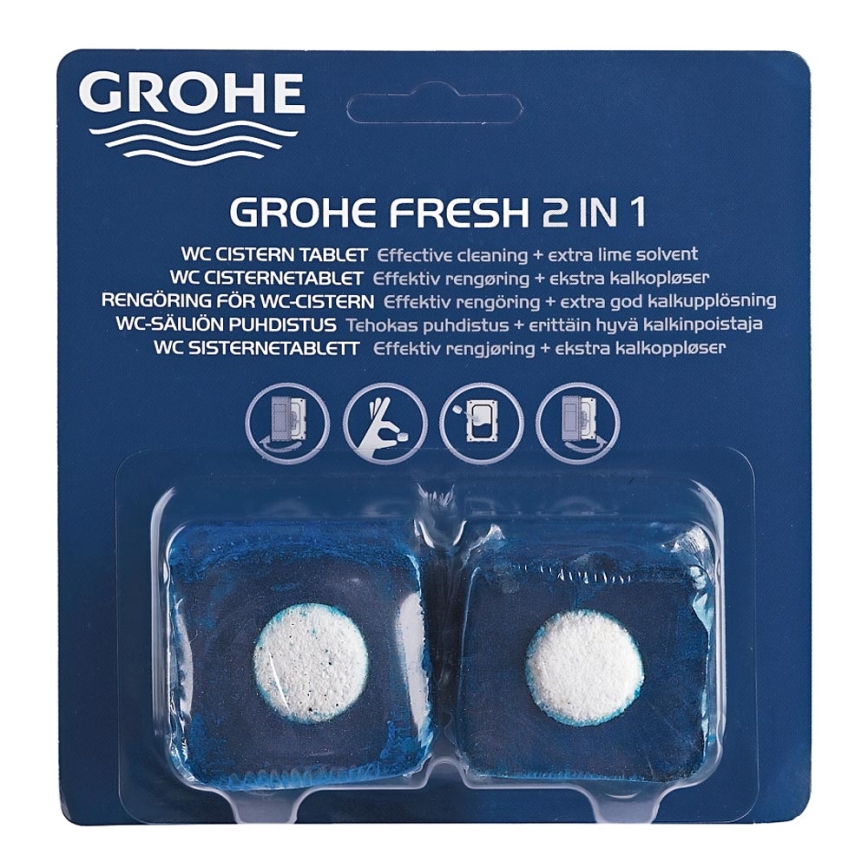 GROHE 38882000 - WC-tabletten FRESH gelschuim/wit
