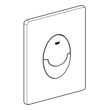 GROHE 38964P00 - START bedieningsplaat 156 × 197 mm mat chroom