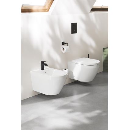 GROHE 389662430 - Plaque de commande de chasse d'eau EVEN 156 × 197 mm noire