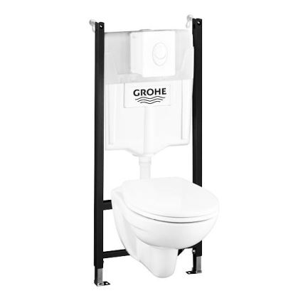 GROHE 39116000 - 4-in-1 set SOLIDO COMPACT 1,13 m duro-wit