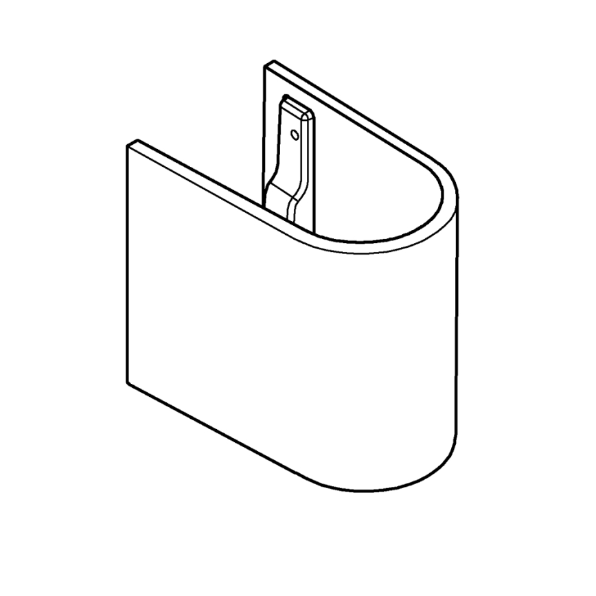 GROHE 39201000 - Demi-colonne EURO CERAMIC 210 × 300 × 322 mm céramique/blanc