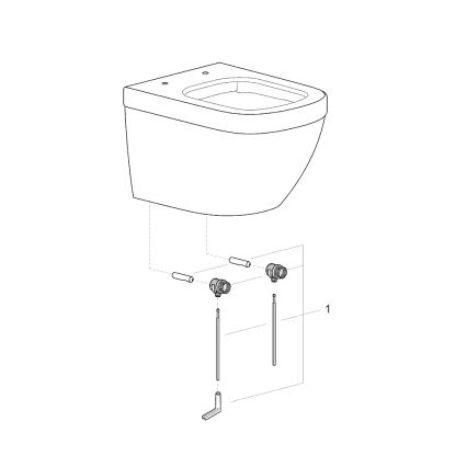 GROHE 39206000 - WC suspendu EURO CERAMIC 49 cm céramique/blanc