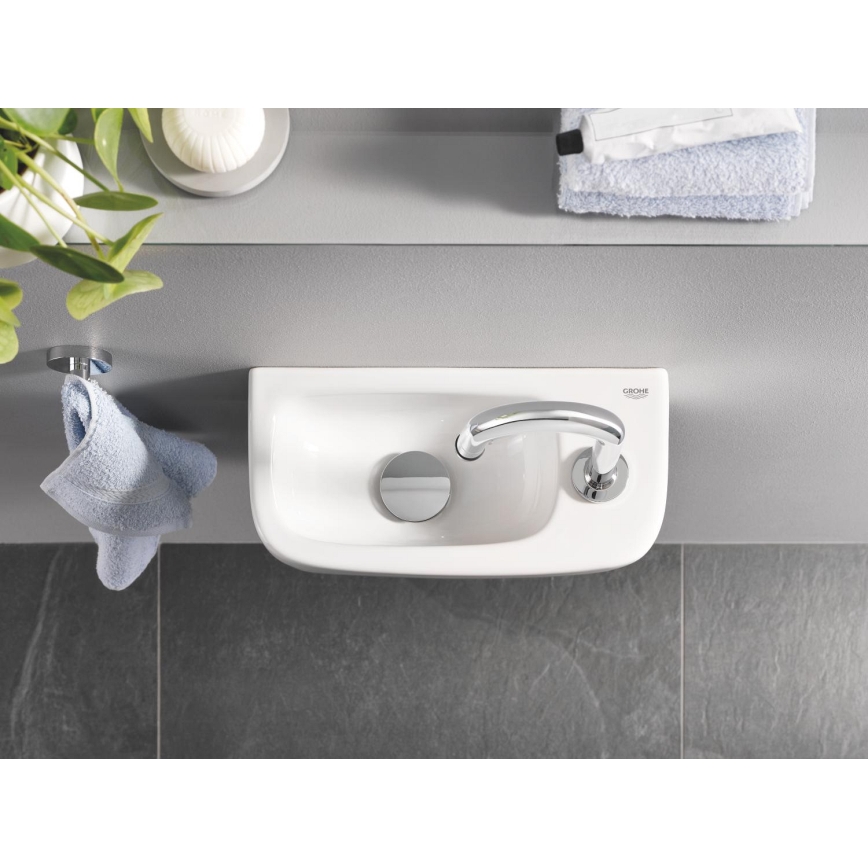 GROHE 39327000 - Lave-mains BAU CERAMIC 370 × 180 mm céramique/blanc
